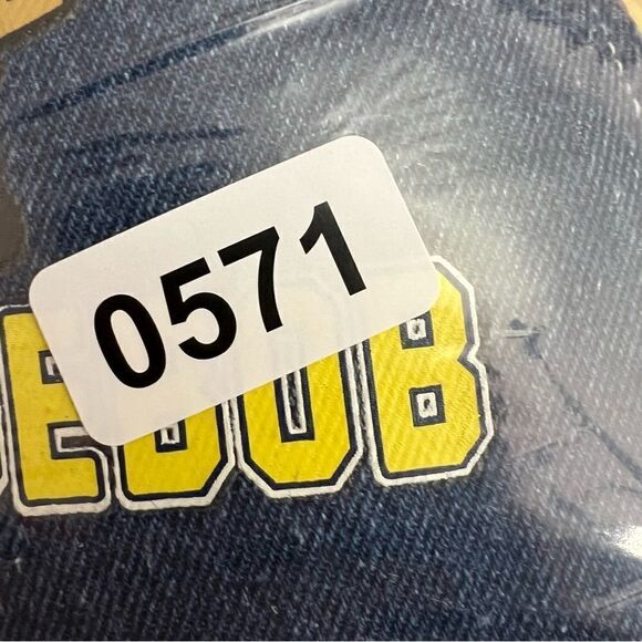 Nickelodeon SpongeBob youth size 8/10 denim graphic zip up jacket - Picture 8 of 8